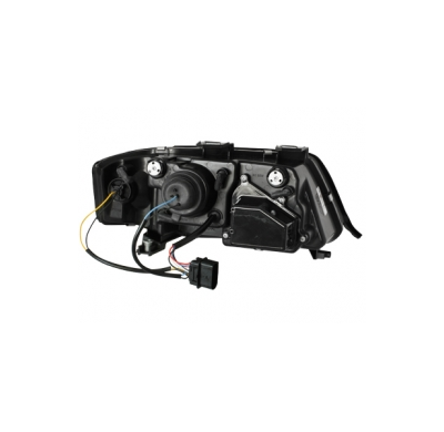 Faros Audi A6 98-02 Luz Diurna_ Negro