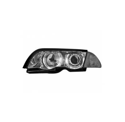 Faros Angel Eyes Bmw E46 4p 98-01 _ 2 Angel Eyes De Luz De Posición _ Para Xenon Original