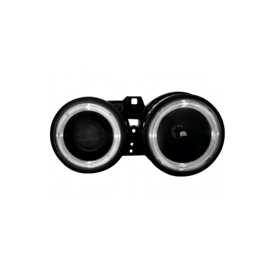 Faros Bmw E30 89-91 Angel Eyes_Negro