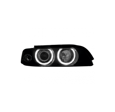 Faros Bmw E39 _ Angel Eyes De Luz De Posición _ Negro