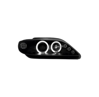 Faros Citroen Xsara 97-99 _ 2 Angel Eyes (Ojos De Ángel) _ Negro