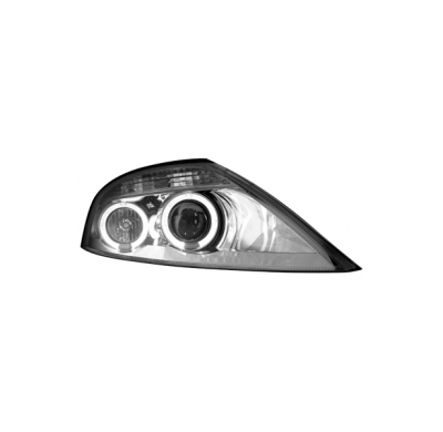 Faros Angel Eyes Citroen C3 02+ _ 2 Angel Eyes De Luz De Posición _ Regulación Automática Del Alcance Luminoso