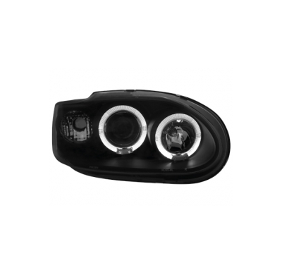 Faros Ford Escort Mk6/7 96- _ 2angel Eyes (Ojos De Ángel)_ Negro