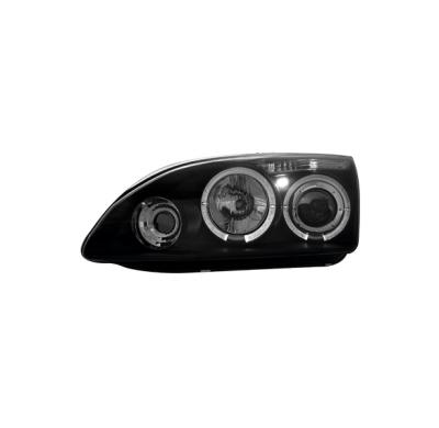 Faros Ford Focus 04+ _ 2 Angel Eyes (Ojos De Ángel) _ Negro