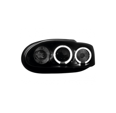 Faros Ford Escort Mk6/7 _ 2 Angel Eyes (Ojos De Ángel) _ Negro
