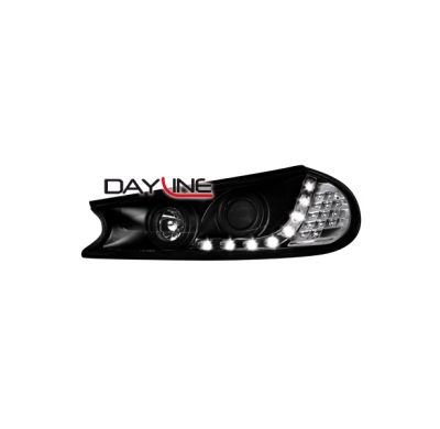 Faros Luz Diurna Ford Mondeo 96-00 _ _Negros