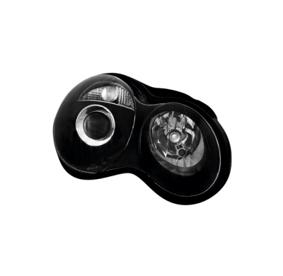 Faros Mercedes Benz W203 00-03 Clase C _ Para Xenon Original _ Negro