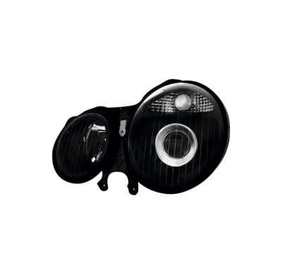 Faros Mercedes Benz W210 95-98 Clase E_Negro