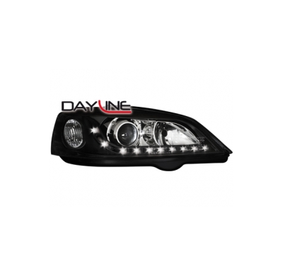 Faros Luz Diurna Opel Astra G _ _Negros