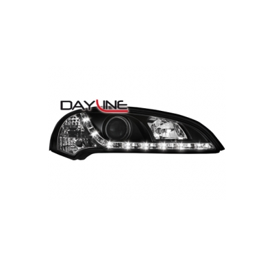 Faros Luz Diurna Opel Tigra 94-00 _ Tfl-Optik _ Negros