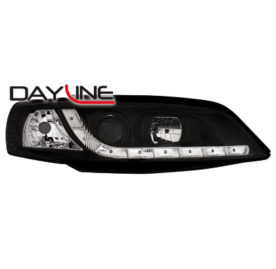Faros Luz Diurna Opel Vectra B 99-01_ Negro