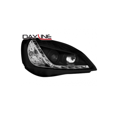 Faros Luz Diurna Opel Corsa C 01-06  _ Negros