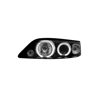 Faros Opel Vectra B 96-99 _ 2 Angel Eyes De Luz De Posición _ Negro