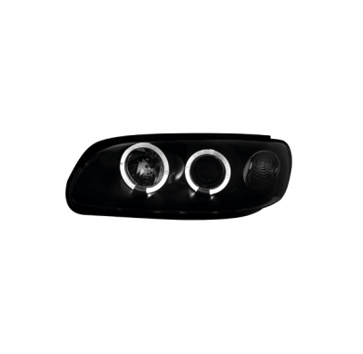 Faros Opel Omega 94-99 _ 2 Angel Eyes _ Negro