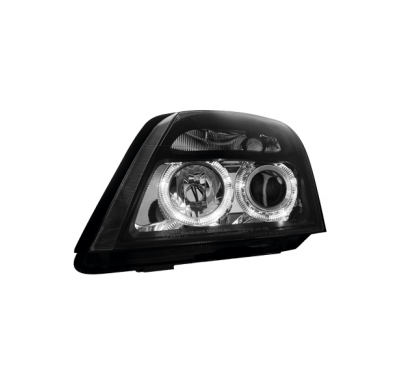 Faros Opel Vectra C 02-04 _ 2 Angel Eyes De Luz De Posición _ Negro