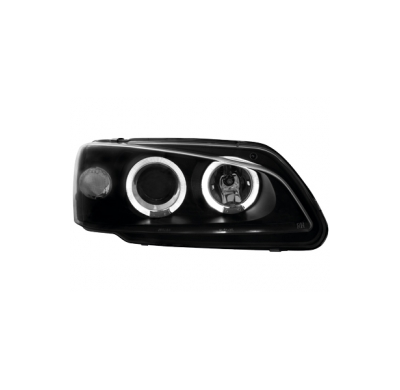 Faros Peugeot 106 05.96-99 _ 2 Angel Eyes De Luz De Posición _ Negro