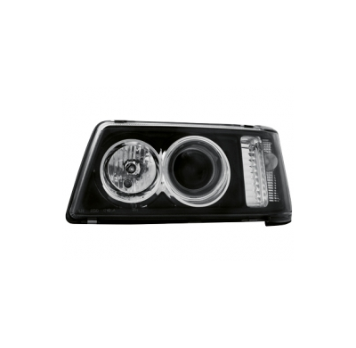 Faros Peugeot 205 _ 1 Angel Eye De Luz De Posición _ Negro