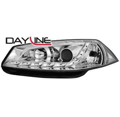 Faros Luz Diurna Renault Megane 03+_