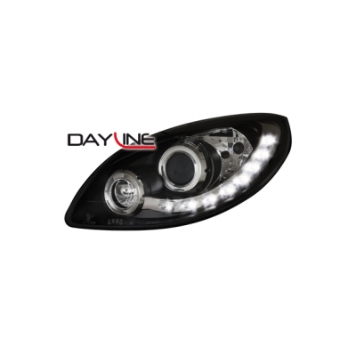 Faros Renault Twingo Ii 07- _ Luz Diurna_Negros