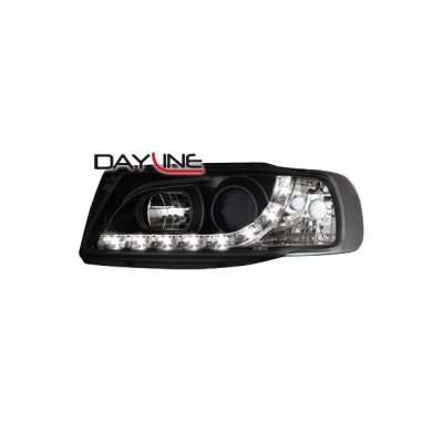 Faros Luz Diurna Seat Ibiza 6k 93-00_Negro