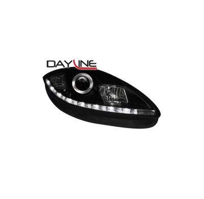 Faros Luz Diurna Seat Leon / Altea / Toledo 05+ _ 1p1_ Negro