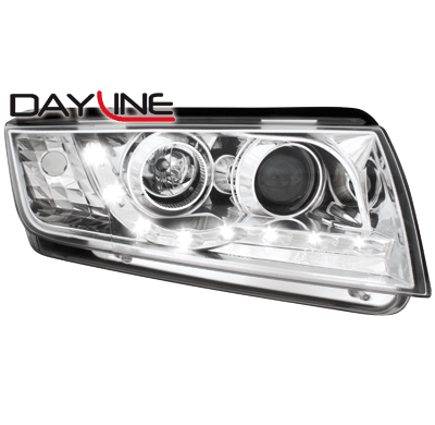 Faros Luz Diurna Skoda Fabia 00-05 _
