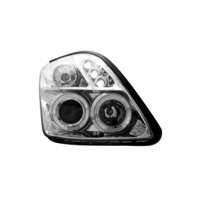 Faros Angel Eyes Suzuki Swift 05+_ 2 Angel Eyes De Luz De Posición_Cromado