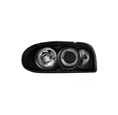 Faros Vw Golf Iii _ 2 Angel Eyes _ Negros _ Rhd