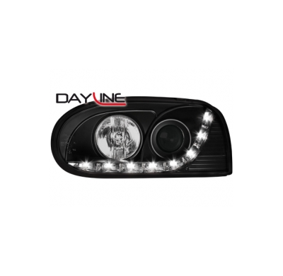 Faros Luz Diurna Vw Golf Iii 91-98_ Negro