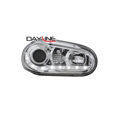 Faros Luz Diurna Vw Golf Iv_
