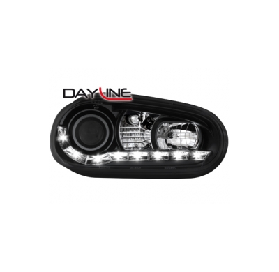Faros Luz Diurna Vw Golf Iv__Negro