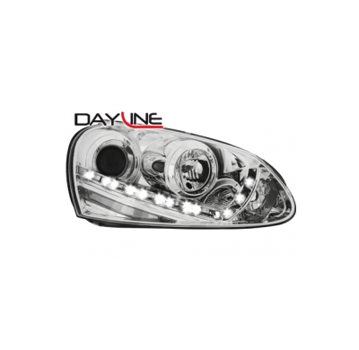 Faros Luz Diurna Vw Golf V 03-09 _ Para Xenon De Serie