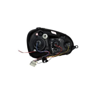 Faros Luz Diurna Vw Golf V 03-08_ Negro