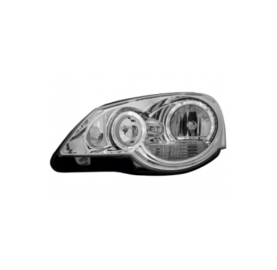 Faros Vw Polo 05+_9n2 _ 2 Angel Eyes De Luz De Posición