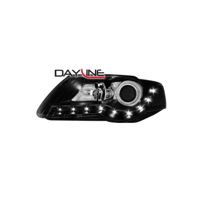 Faros Luz Diurna Vwpassat 3c 05+ _ _Negros