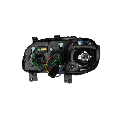 Faros Luz Diurna Vw Touran 1t 03-06 Cromado