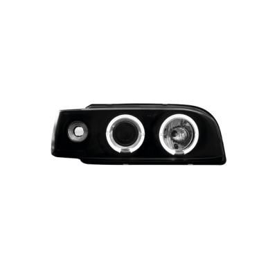 Faros Volvo 850 92-97 _ 2 Angel Eyes_Negros