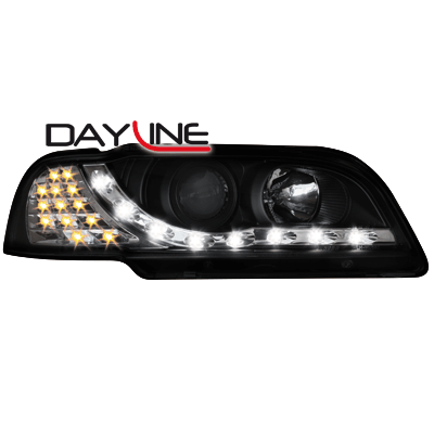 Faros Luz Diurna Volvo S/V40_ _Negro