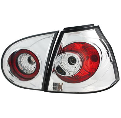 Pilotos Traseros Vw Golf 2003+ Cromado