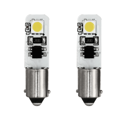 Bombilla Ba9s Indicator Led With 2 Smd Led_Naranja_Canbus