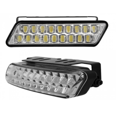 Luz Diurna Con 18 Super Flux Piranha Leds
