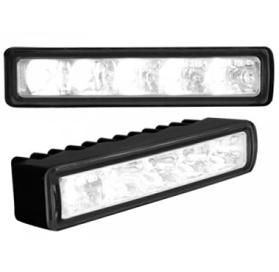 Luz Diurna Con 5 Hipower Led Lxhxt 110x25x30mm _ Cromado
