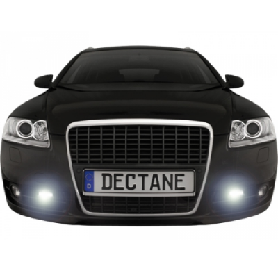 Luz Diurna Con 5 Hipower Led Lxhxt 110x25x30mm _ Cromado