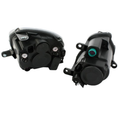 Faros Delanteros Fiat 500 07+ _ 4 Parts _ Negro