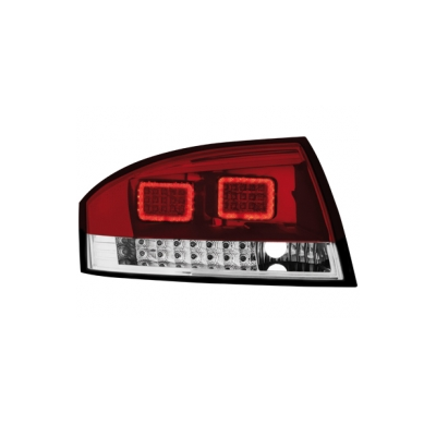 Pilotos Led Audi Tt (8n3 / 8n9) 98-05 Rojo Crystal