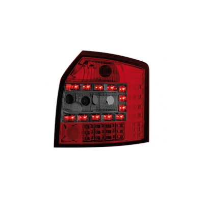 Pilotos Led Audi A4 B6 8e Avant 01-04 _ Rojo/Ahumado