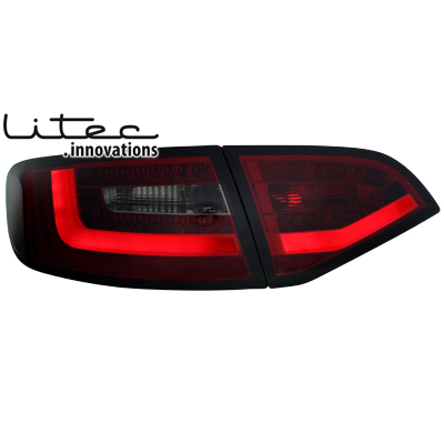 Pilotos Led Audi A4 B8 8k Avant 08-11 Rojo/Ahumado