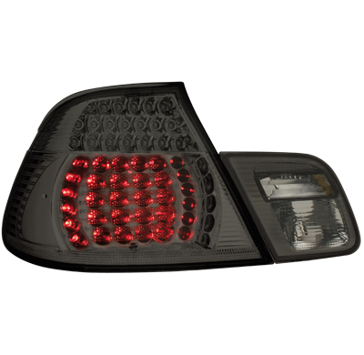 Pilotos Traseros Led Bmw E46 Coupé 98-03_Ahumado 4 Piezas