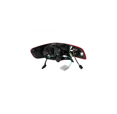 Pilotos Led Bmw E92 Coupé 2d 07-09_ Rojo/Crystal