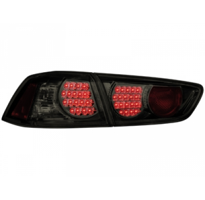 Pilotos Traseros Led Mitsubishi Lancer 08+ _Negro/Ahumado